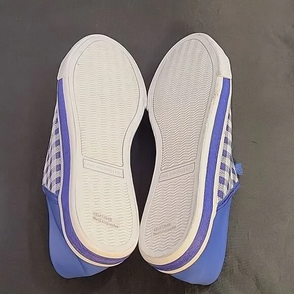 BRAND NEW ISAAC MIZRAHI MIZRAHI LIVE! LACE-UP GINGHAM SNEAKERS - Picture 14 of 14